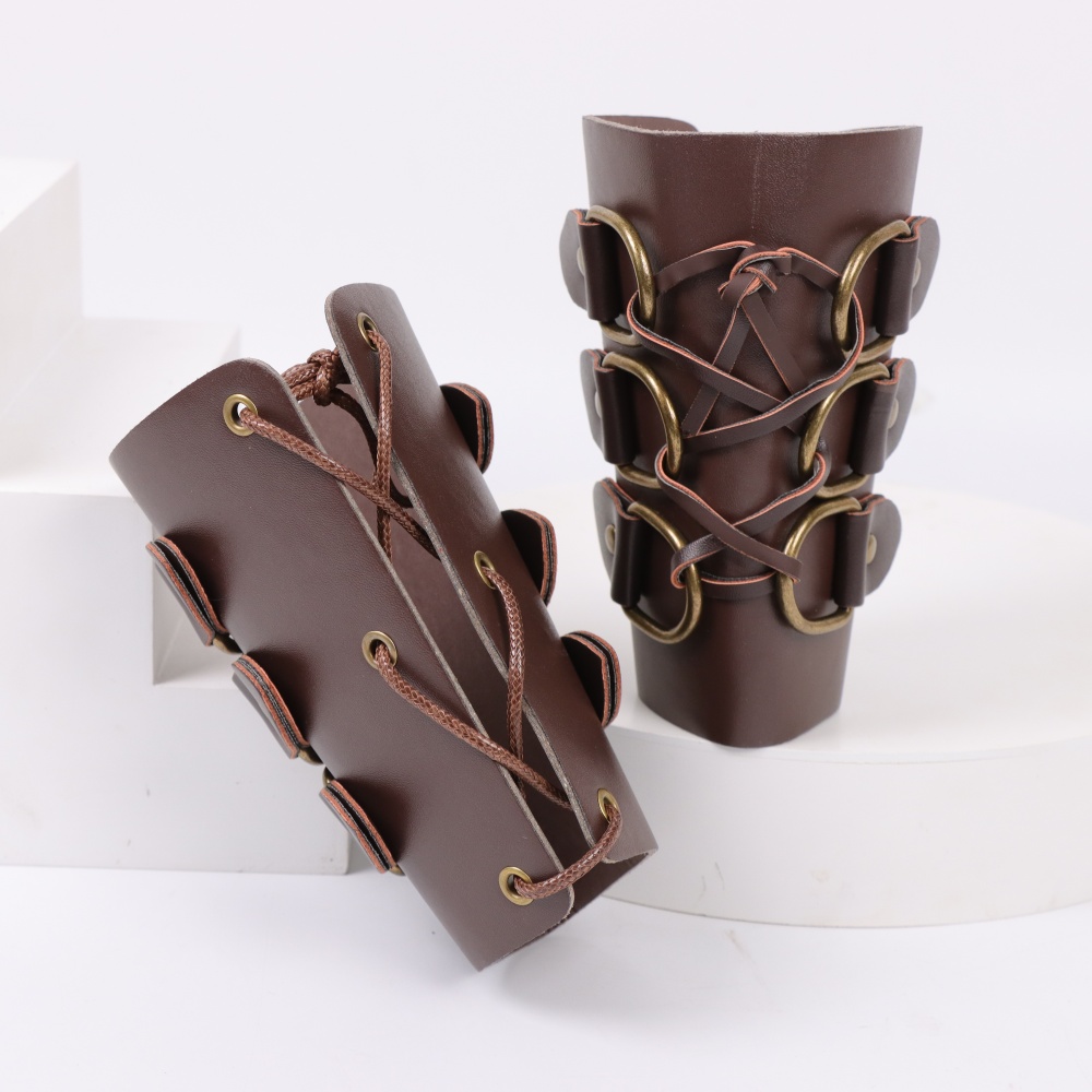 Leather Bracelet - Gants longs en cuir pour tir