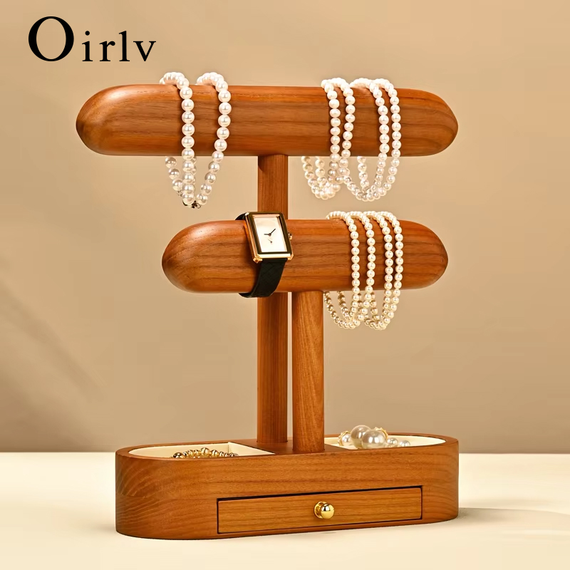 Jewelry And Watches Store - Présentoir à bijoux en bois massif