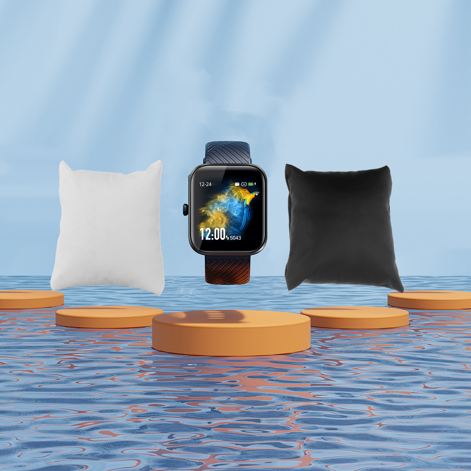 Jewelry And Watches Store - 10 coussins de présentation noir et