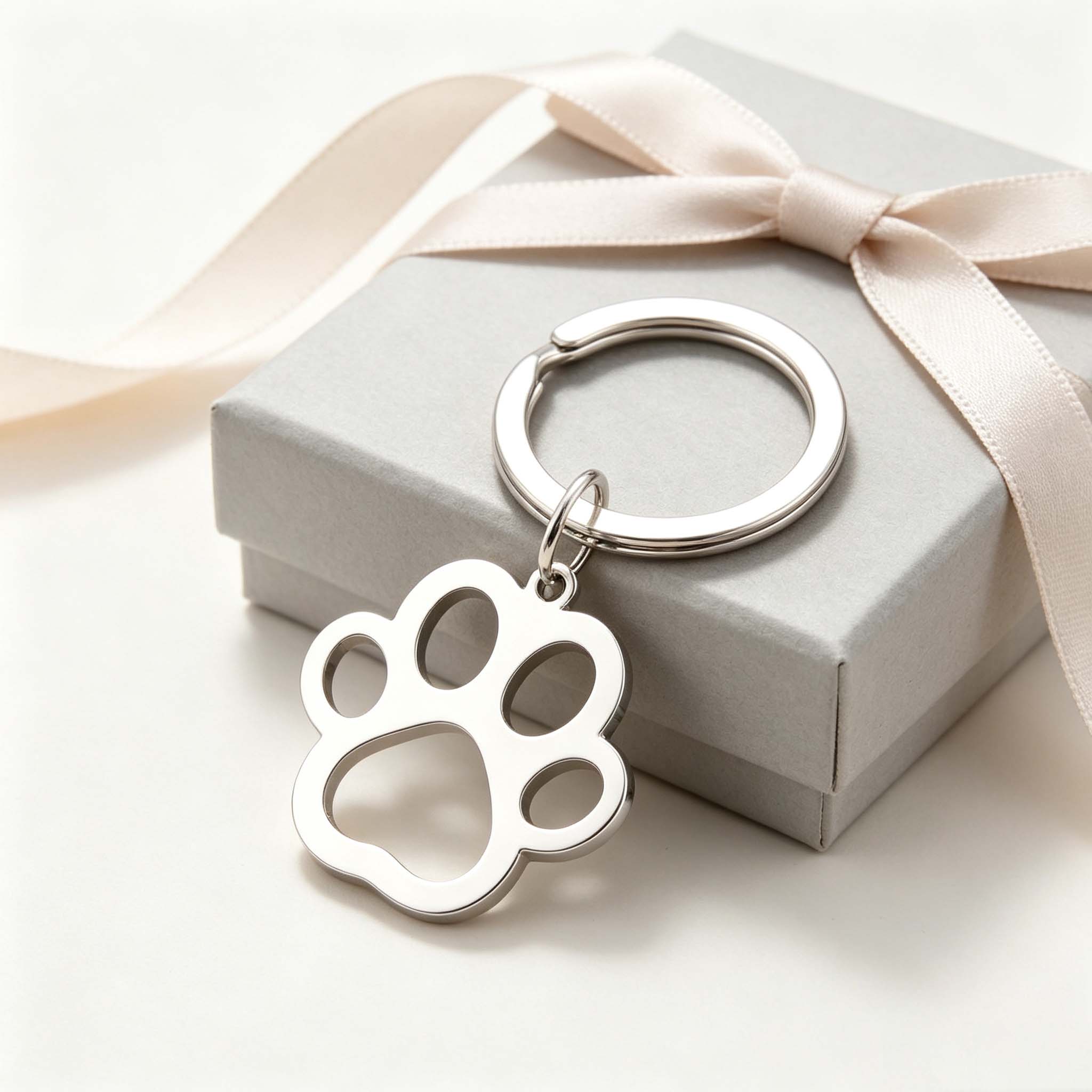 Mens Dog Tag Necklace - 5 pièces de porte-clés en acier