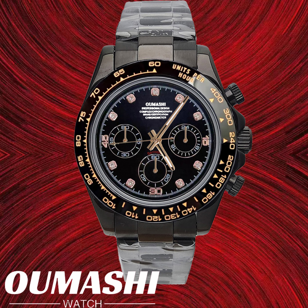 Leather Bracelet - VK63 montres 39.3mm montre de luxe