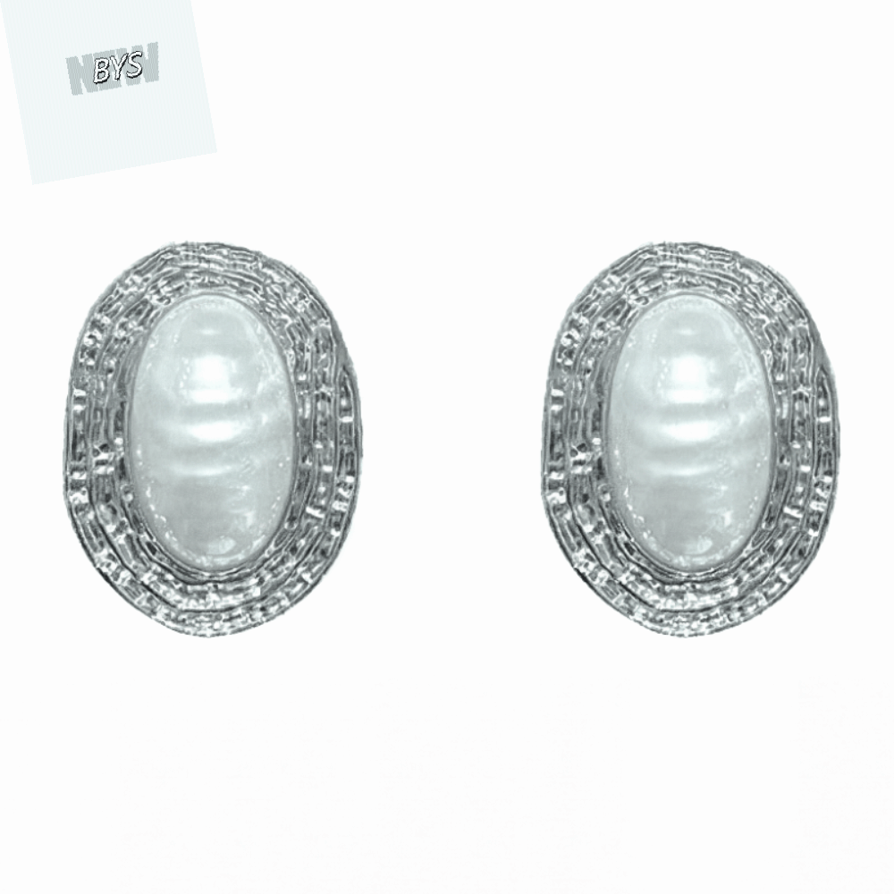 Opal Earrings Dangle - Boucles d'oreilles imitées en perles métalliques