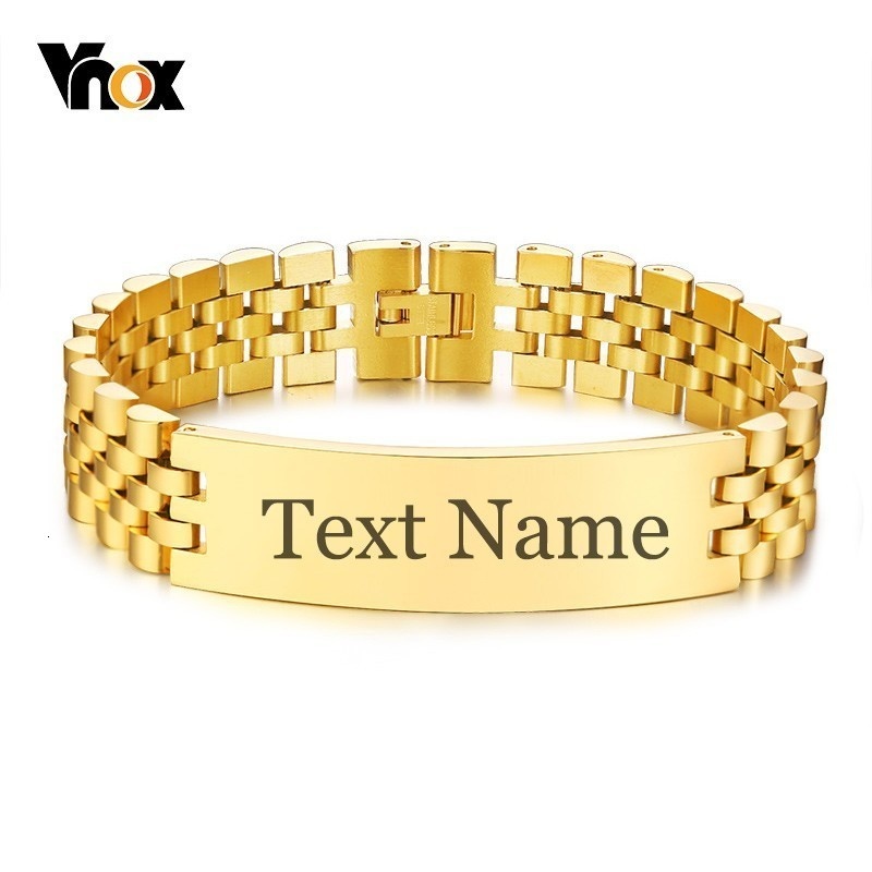 Jewelry Type Watches - Vnox hommes 15mm de large étiquette