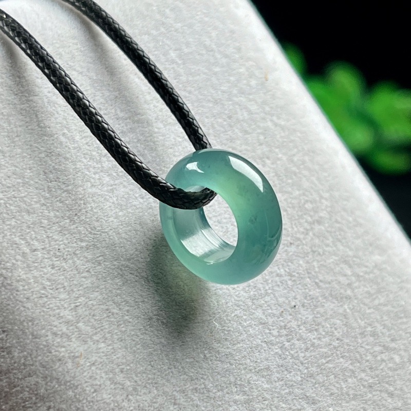 Necklace Pendant - Collier Pendentif Bague Perle Porte-Bonheur en