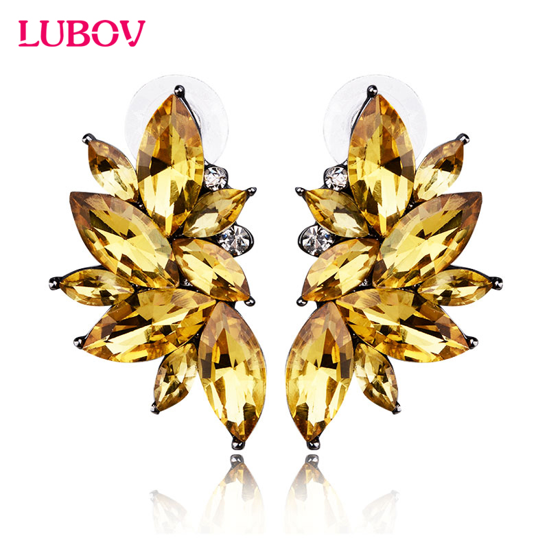 Opal Earrings Dangle - Boucles d'oreilles à tige en pierre