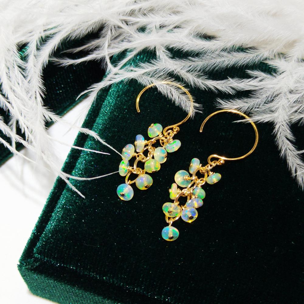 Opal Earrings Dangle - Lii Ji – boucles d'oreilles en