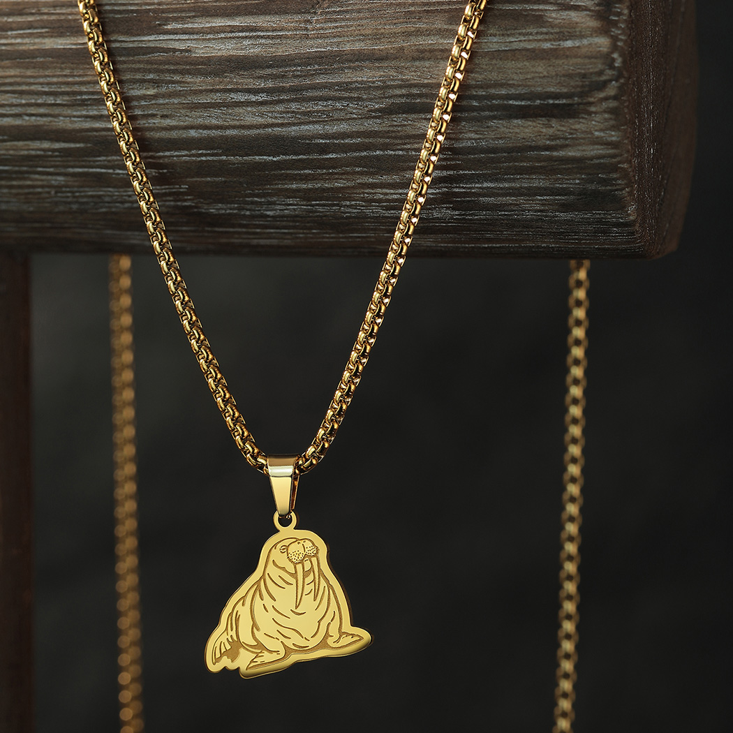 Pacific Jewelry & Watches Los Angeles - Kinitial-Collier Chubby Pacific Walwarmer pour Homme