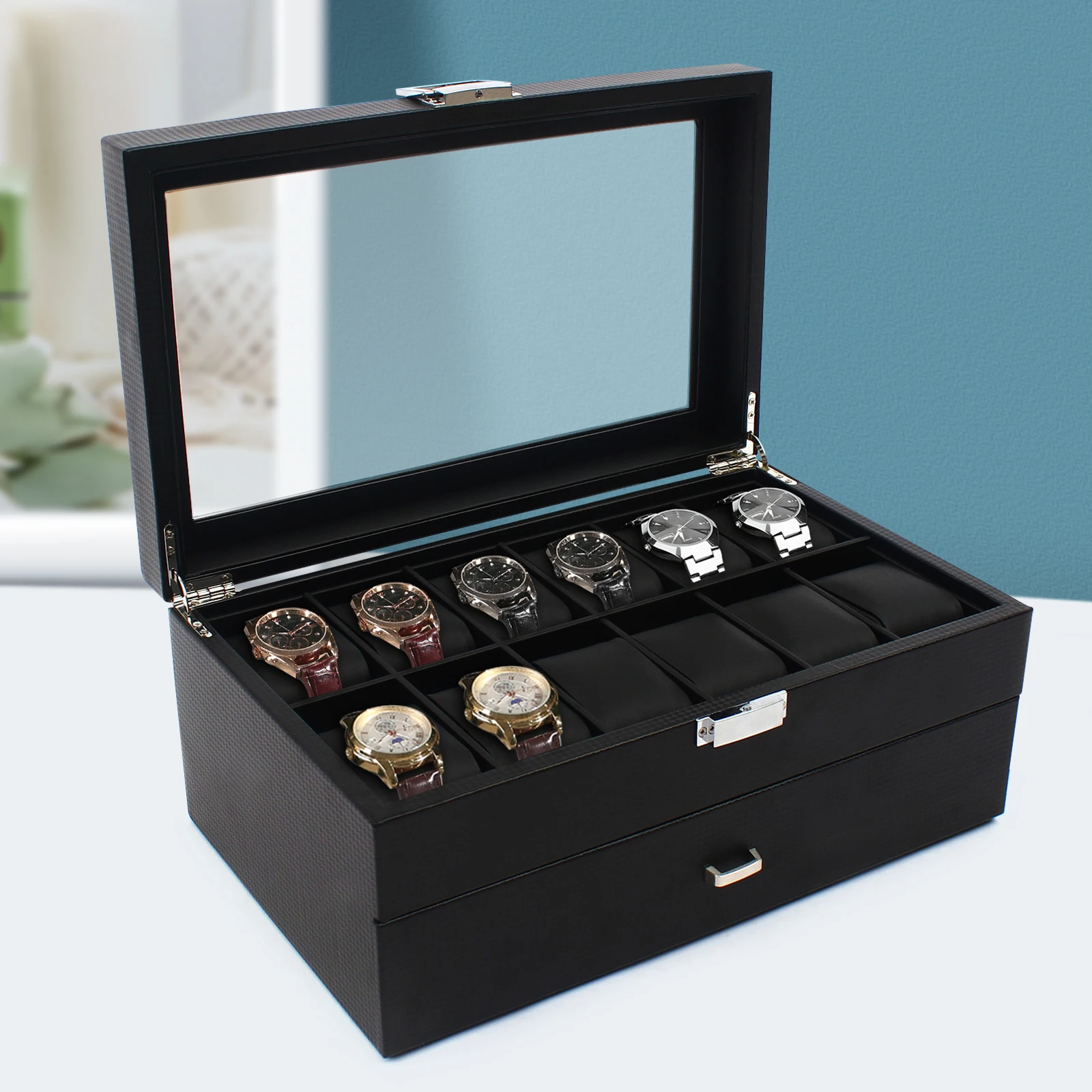Jewelry Type Watches - Boîte de montre 2 couches 24