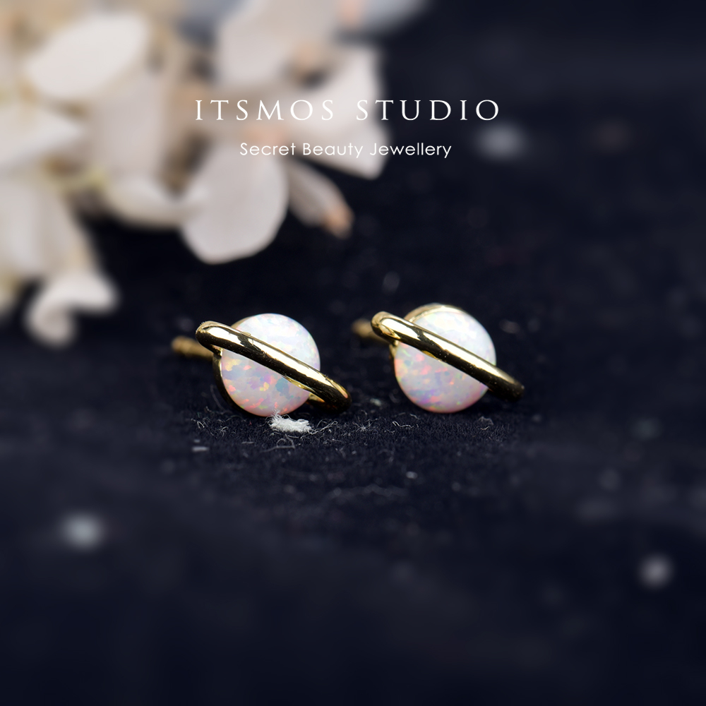 ITSMOS-Boucles d'Oreilles en O - Opal Earrings Dangle avis et prix