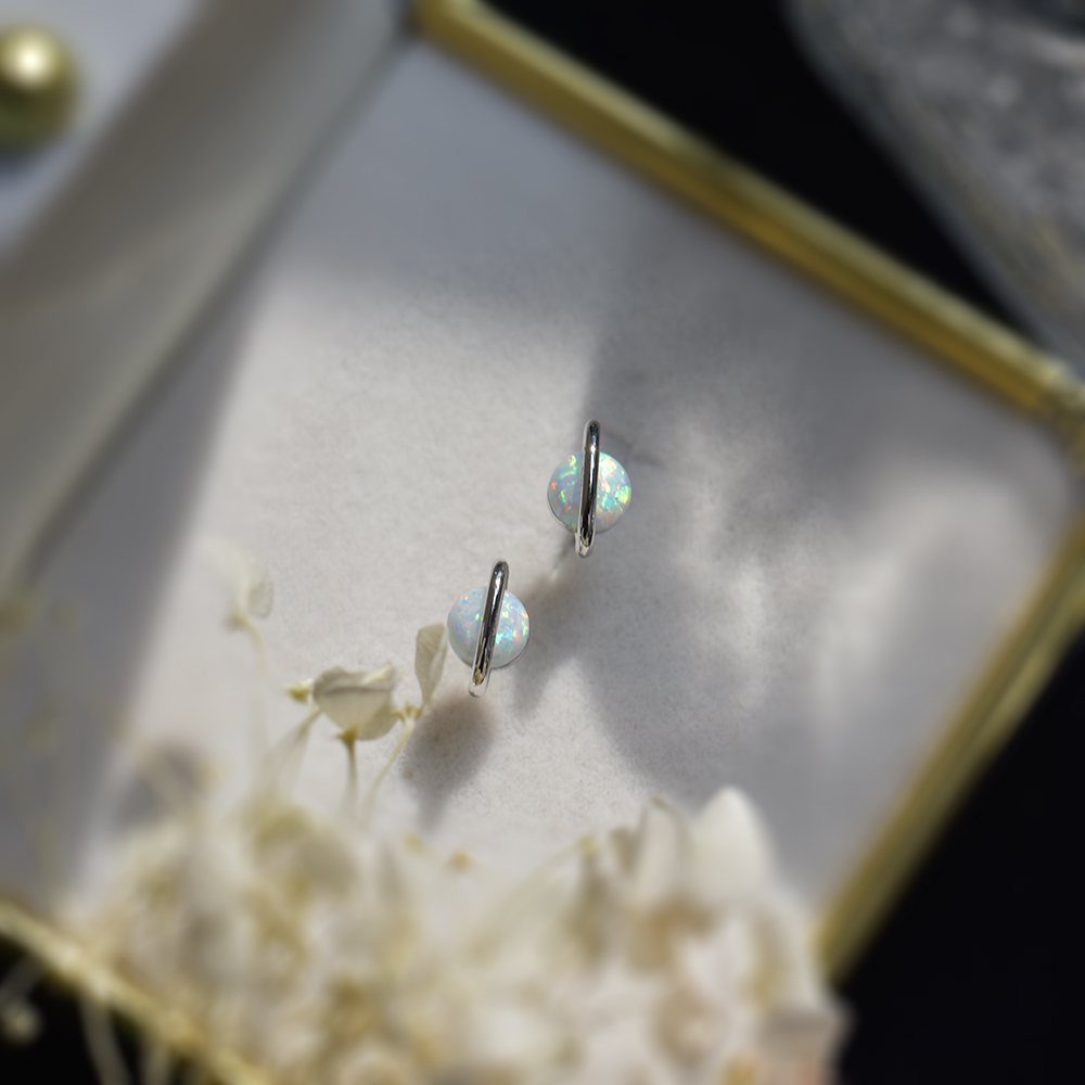 ITSMOS-Boucles d'Oreilles en O - Opal Earrings Dangle avis et prix