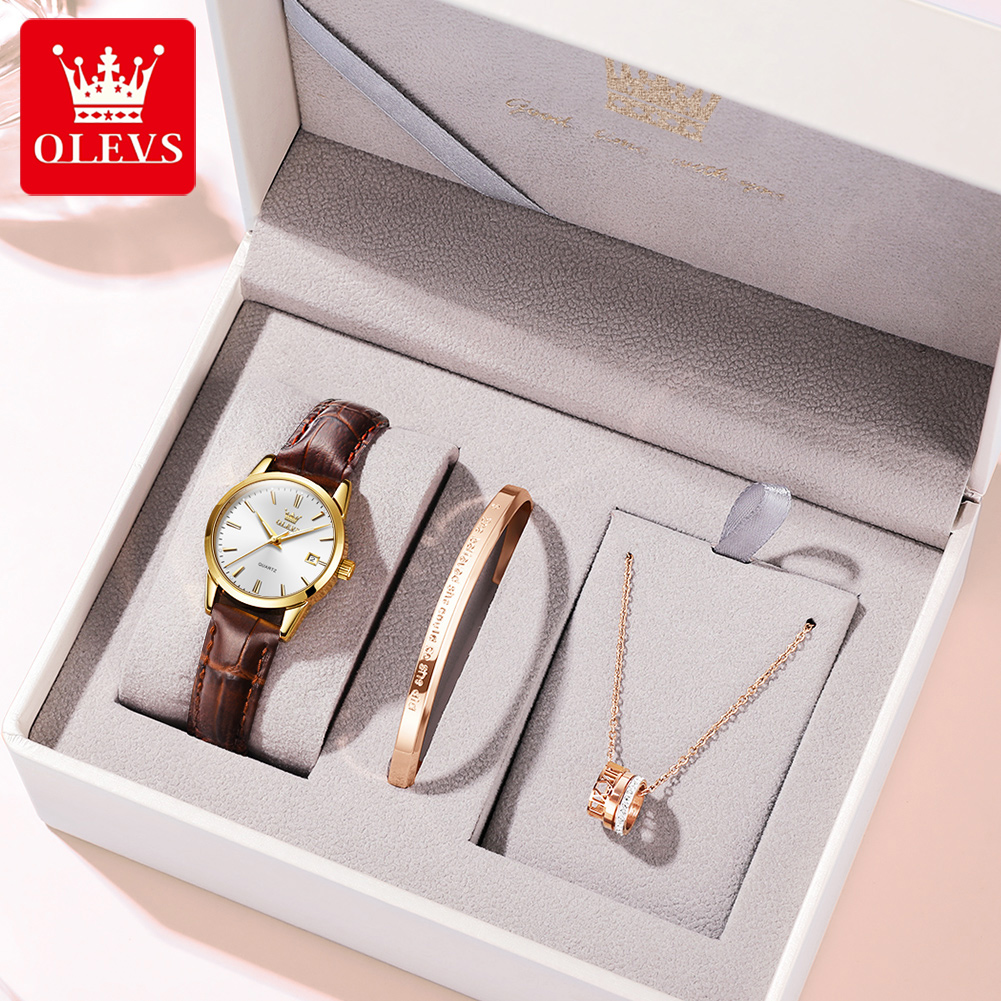 OLEVS montre 6898 femmes montr - Leather Bracelet avis et prix