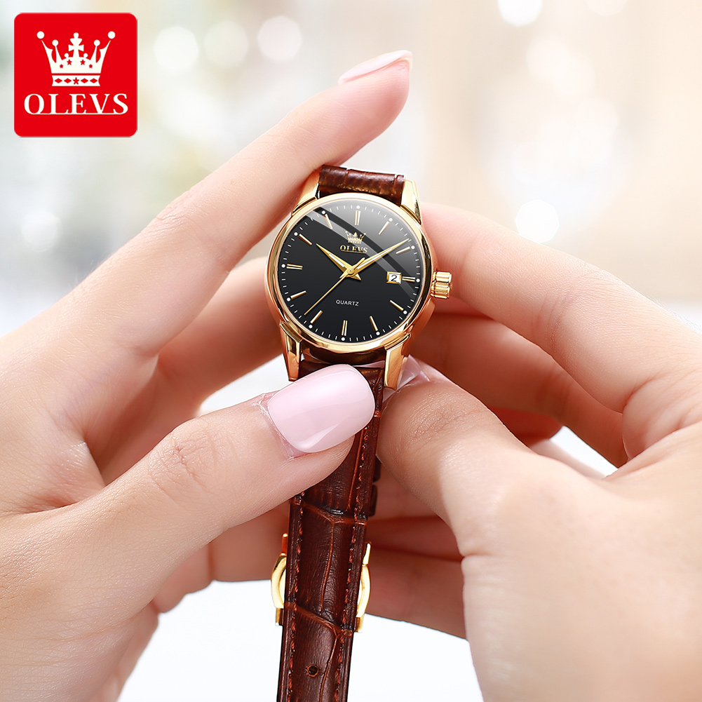 OLEVS montre 6898 femmes montr - Leather Bracelet avis et prix