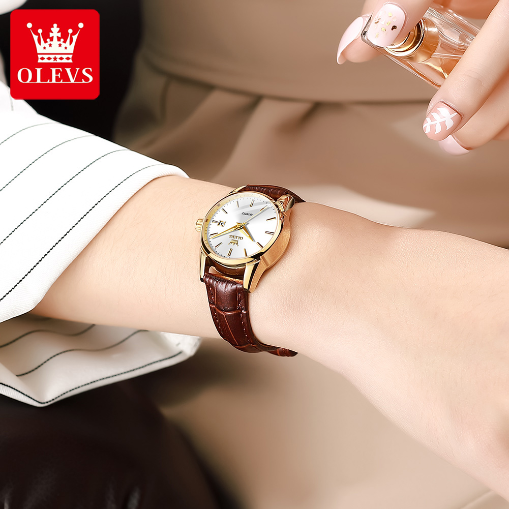 OLEVS montre 6898 femmes montr - Leather Bracelet avis et prix