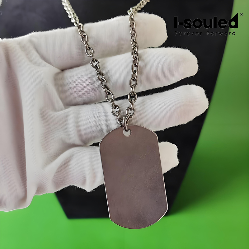 Collier avec médaille d'identi - Mens Dog Tag Necklace avis et prix