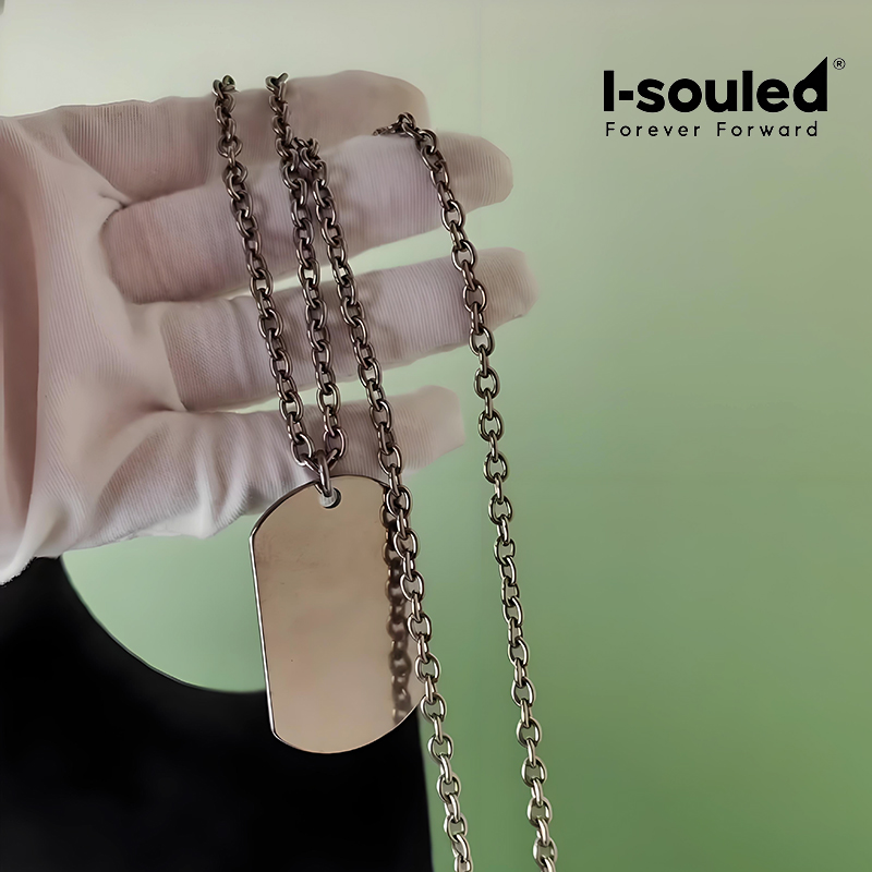 Collier avec médaille d'identi - Mens Dog Tag Necklace avis et prix