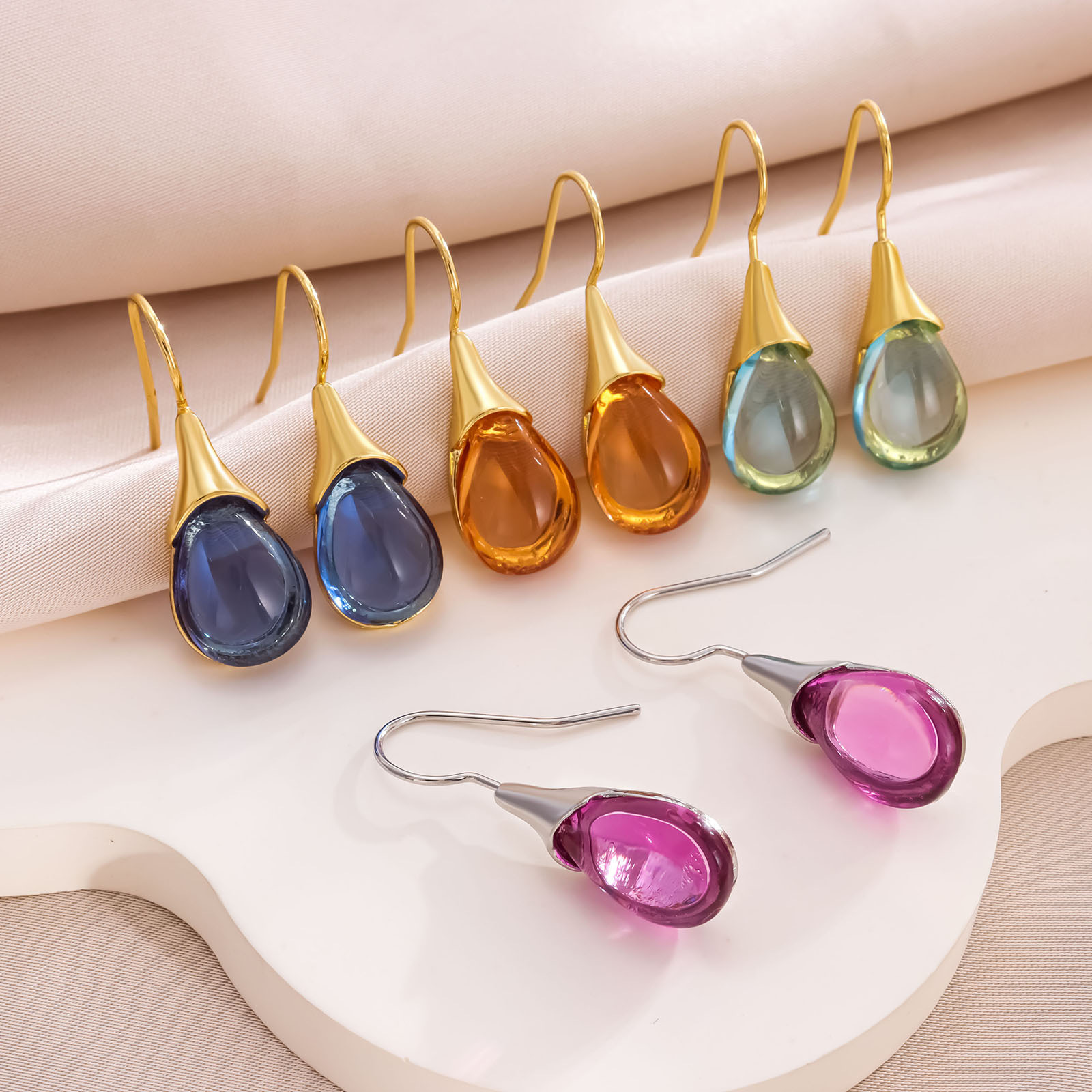 ChimWomen's Cat Eye Charbon Bo - Opal Earrings Dangle avis et prix