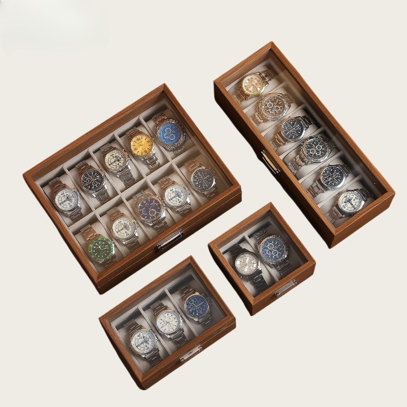 Boîte à montres en bois grainé - Watch Display Box avis et prix