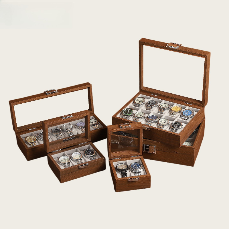 Boîte à montres en bois grainé - Watch Display Box avis et prix