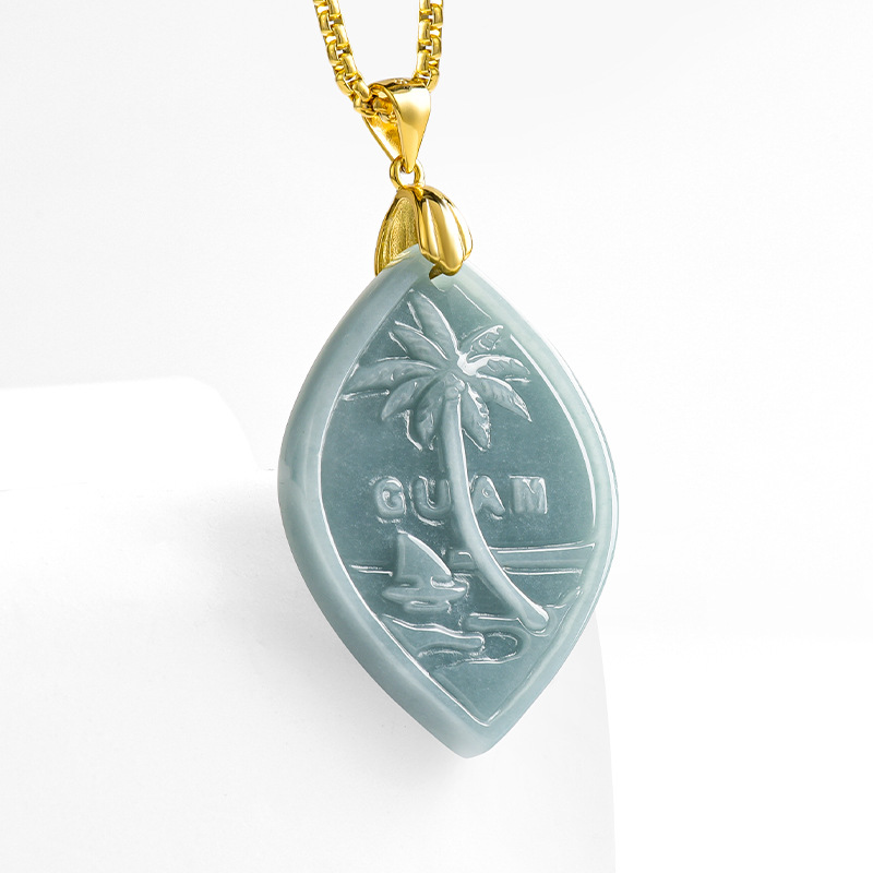 Pendentif en jadéite naturelle - Pacific Jewelry & Watches Los Angeles avis et prix