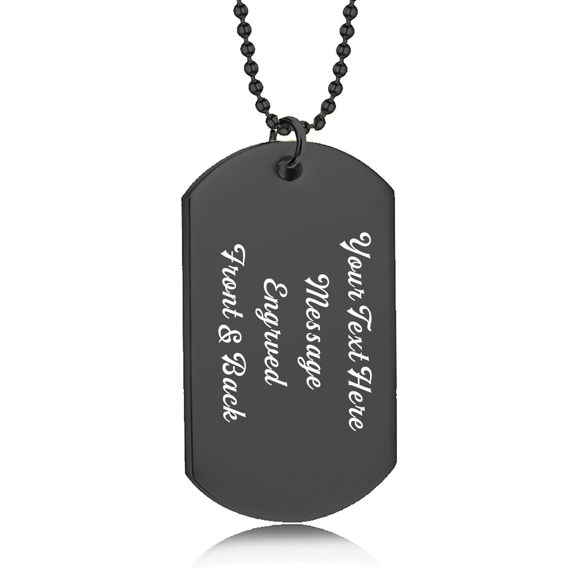 Étiquettes de chien personnali - Mens Dog Tag Necklace avis et prix