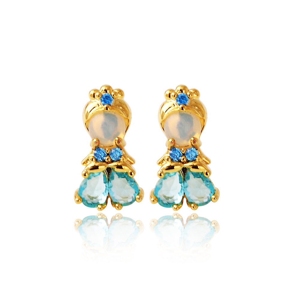 Boucles d'oreilles princesse e - Opal Earrings Dangle avis et prix