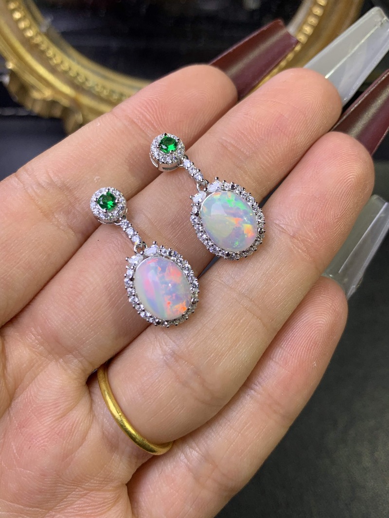 Boucles d'oreilles simples en  - Opal Earrings Dangle avis et prix