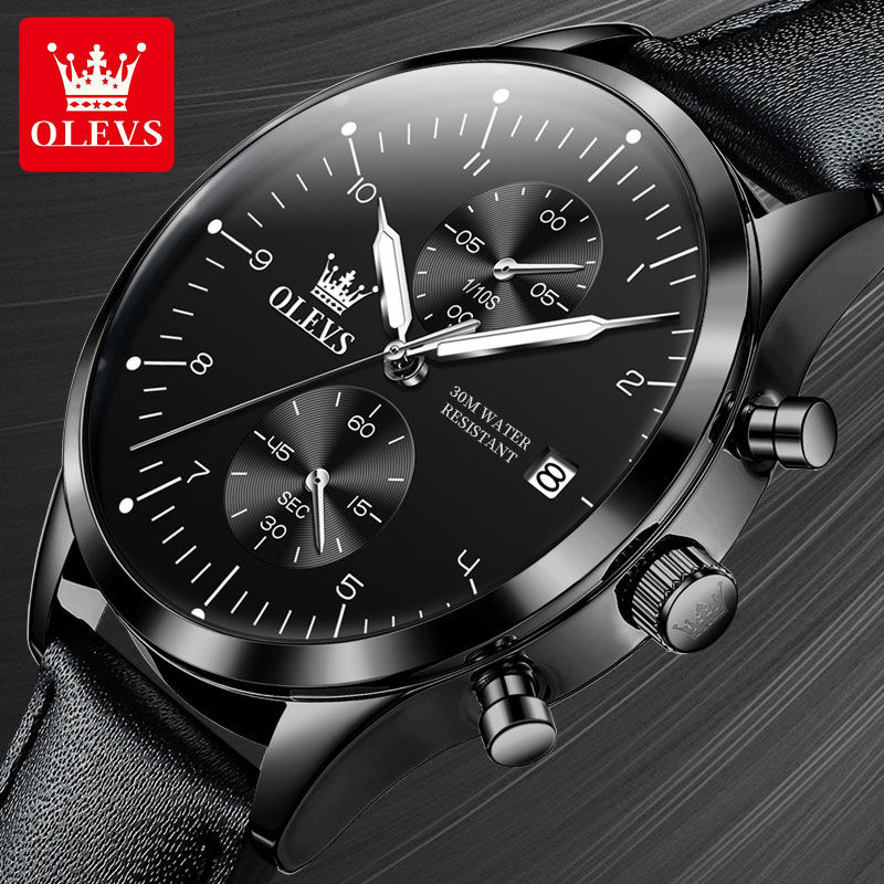 Montre pour homme OLEVS 2880,  - Leather Bracelet avis et prix