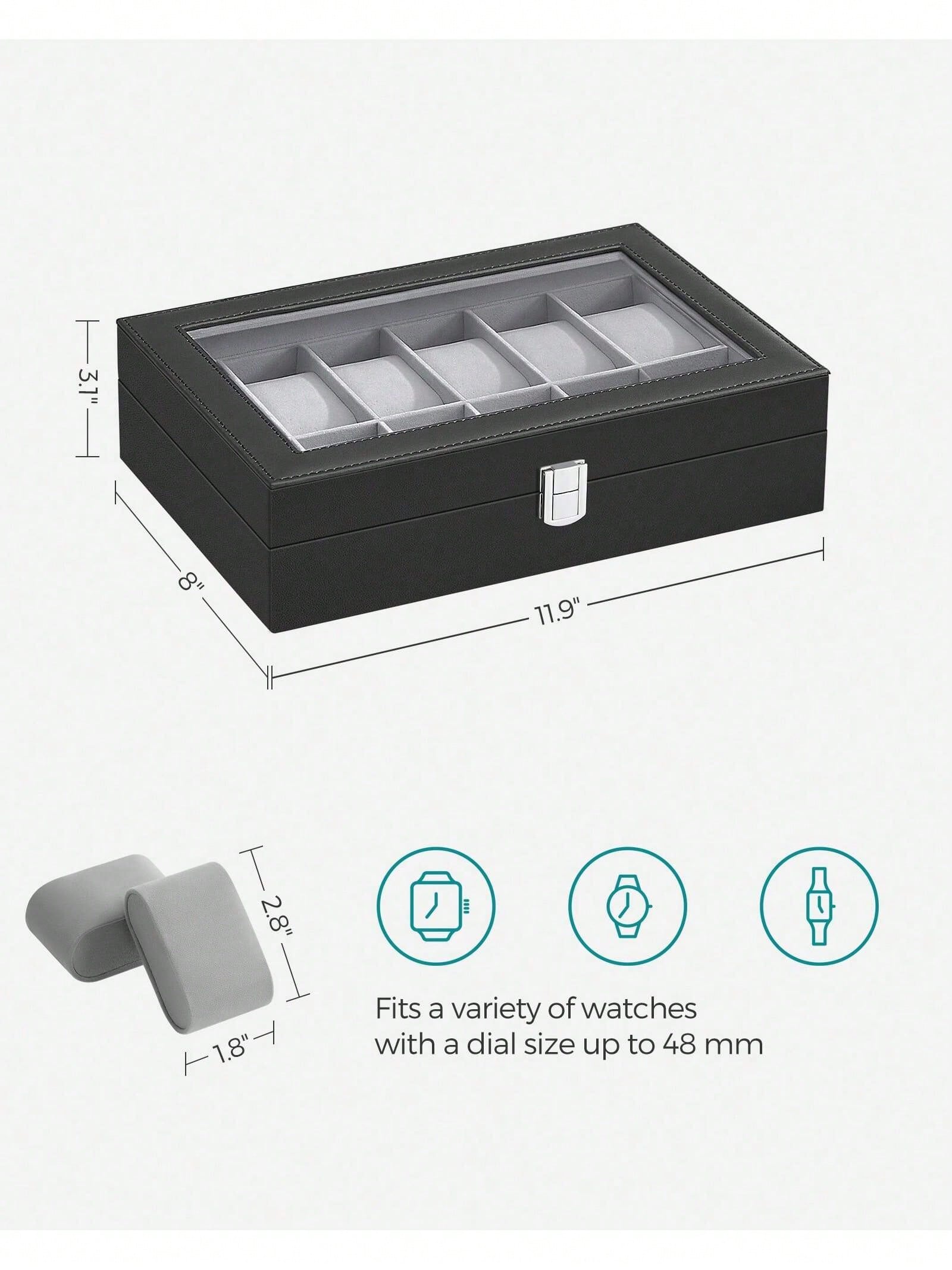 Boîte à montres verrouillable  - Watch Display Box avis et prix