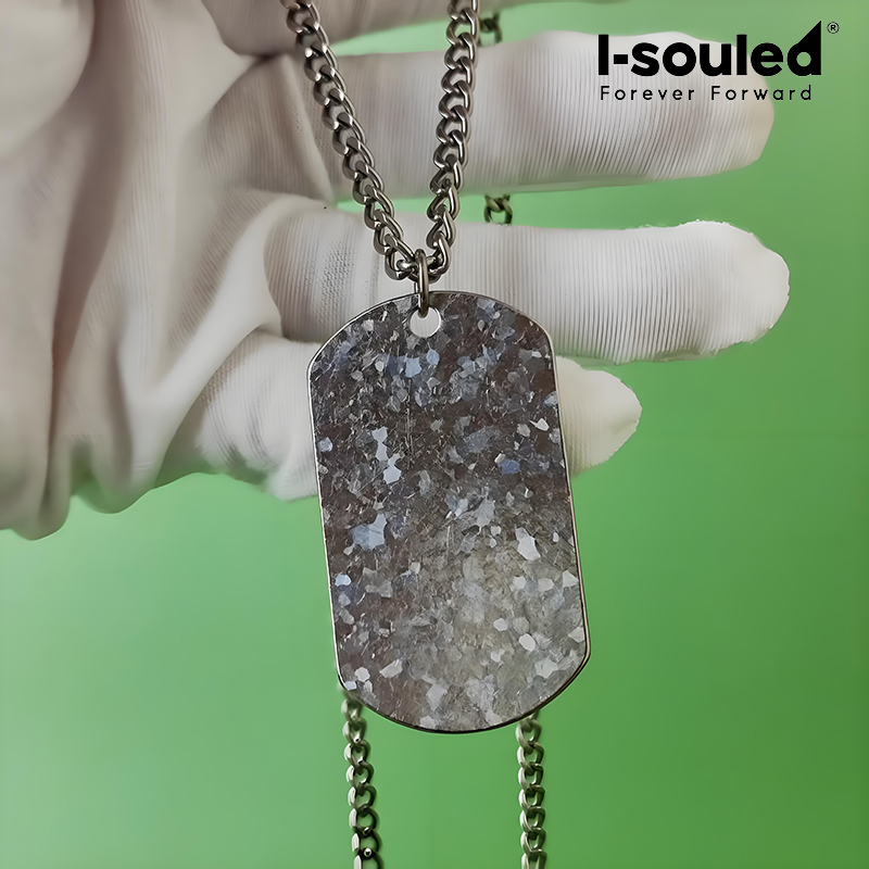Collier en titane pur, chaîne  - Mens Dog Tag Necklace avis et prix