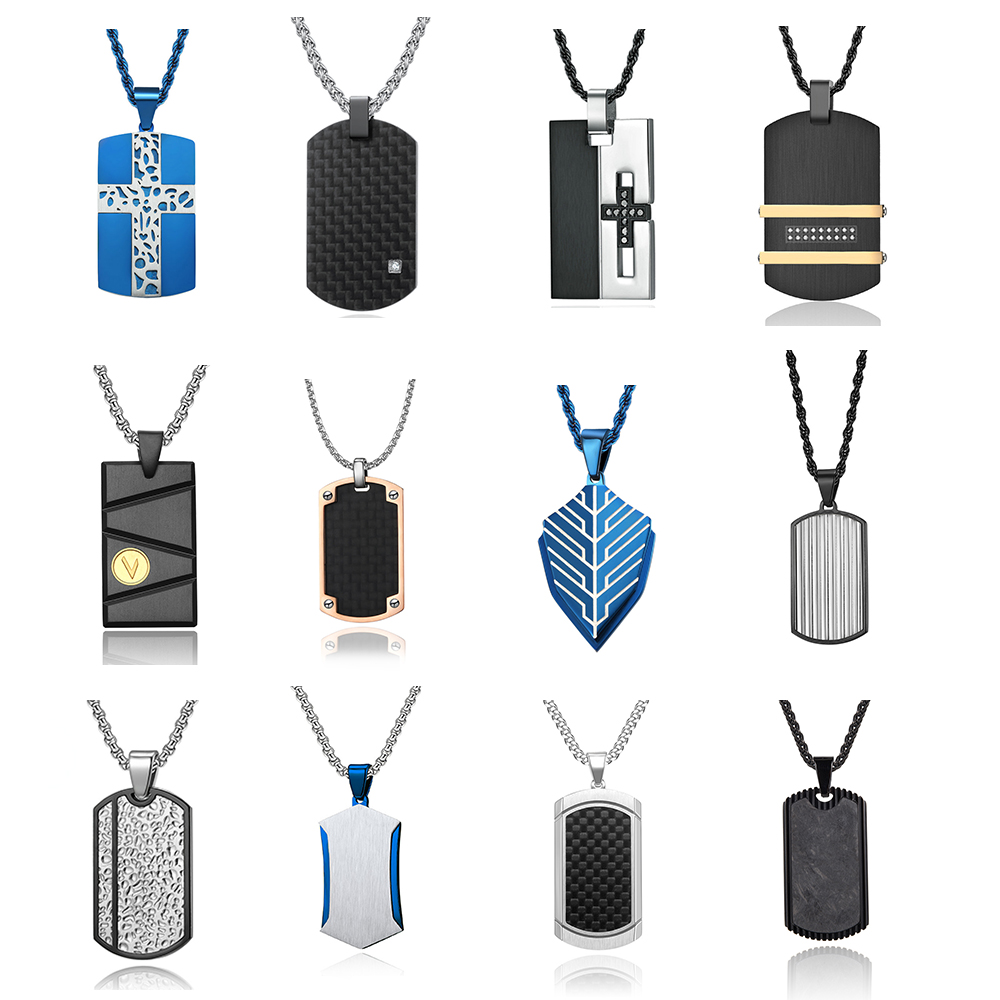Collier pendentif personnalisé - Mens Dog Tag Necklace avis et prix