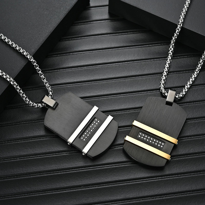 Collier pendentif personnalisé - Mens Dog Tag Necklace avis et prix