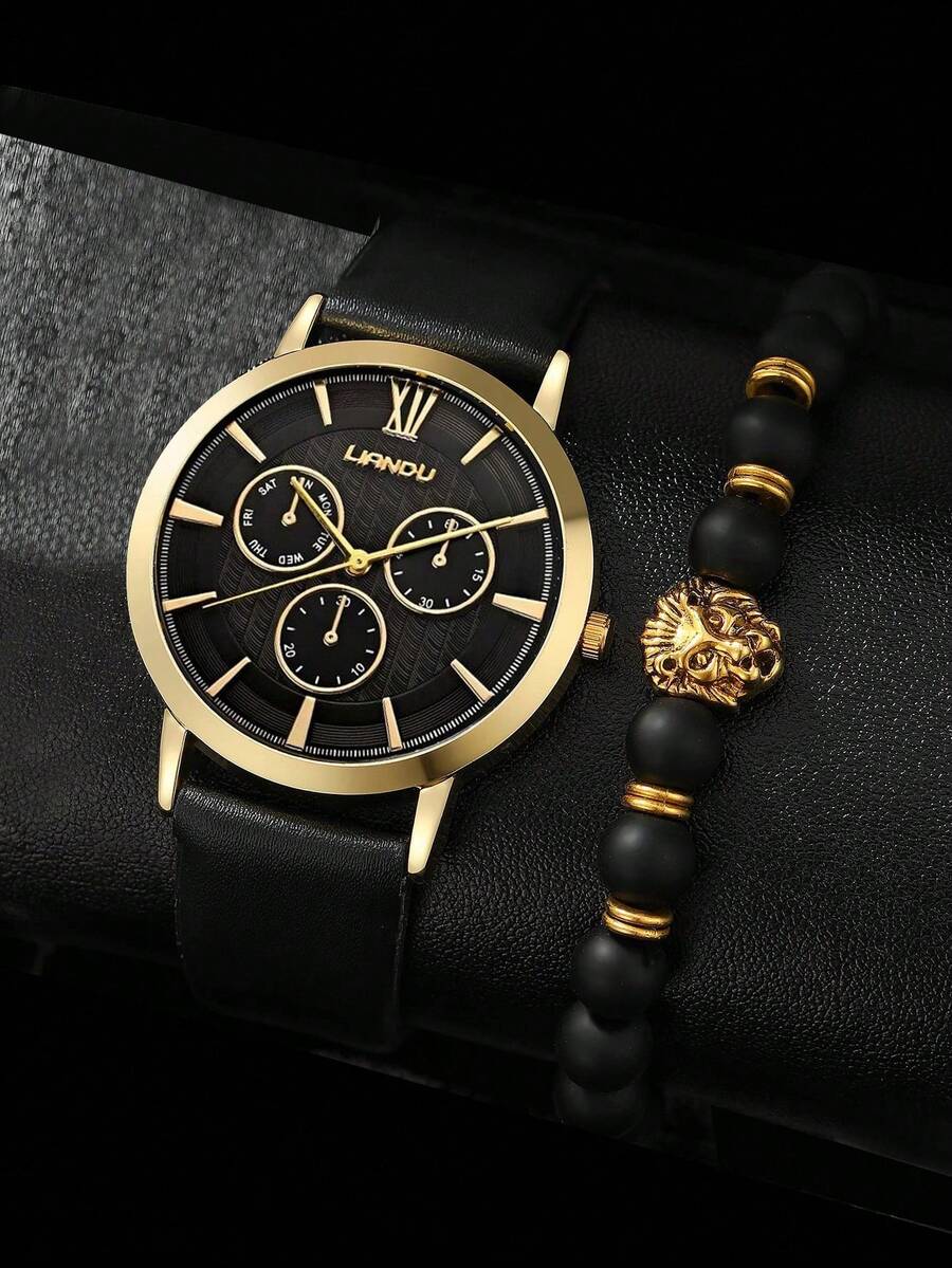 LIANDU LIANDU 1 Ensemble de mo - Leather Bracelet avis et prix