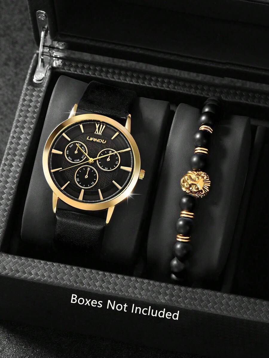 LIANDU LIANDU 1 Ensemble de mo - Leather Bracelet avis et prix