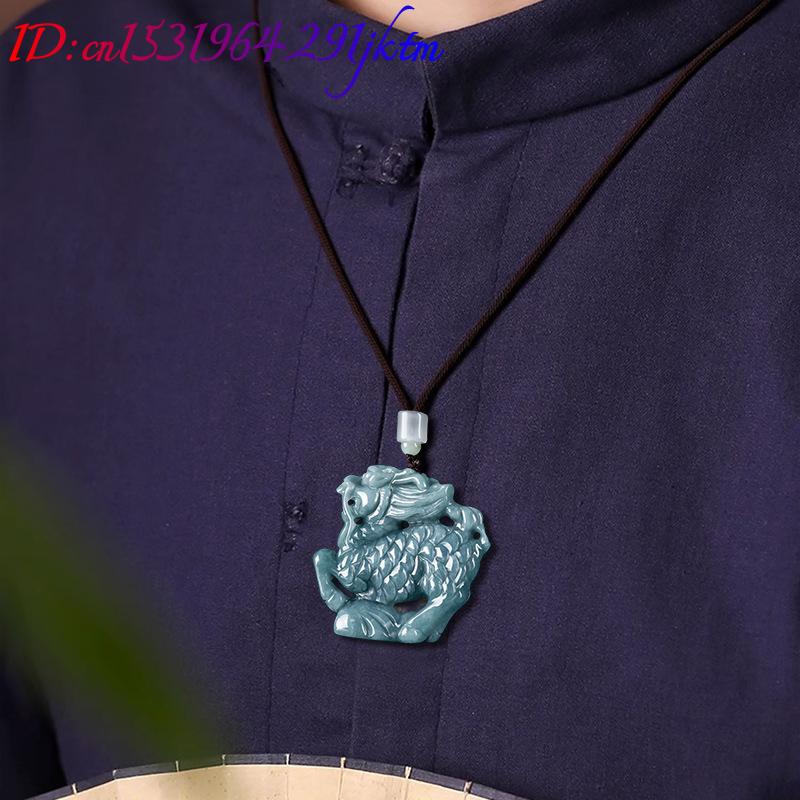 Collier pendentif Kylin en jad - Necklace Pendant avis et prix
