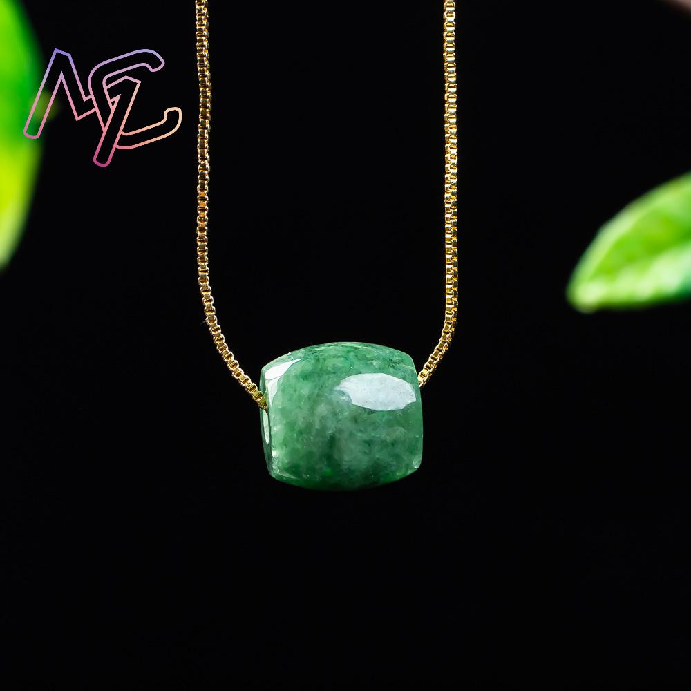 Pendentif en perles de Jade vé - Necklace Pendant avis et prix