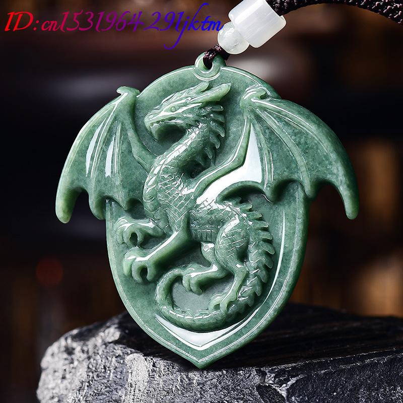 Collier pendentif Dragon en ja - Necklace Pendant avis et prix