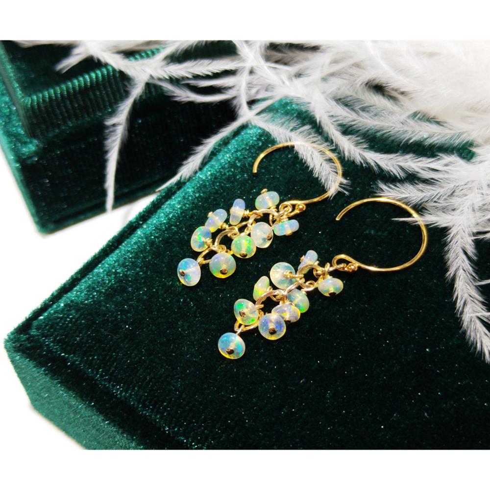 Lii Ji – boucles d'oreilles en - Opal Earrings Dangle avis et prix