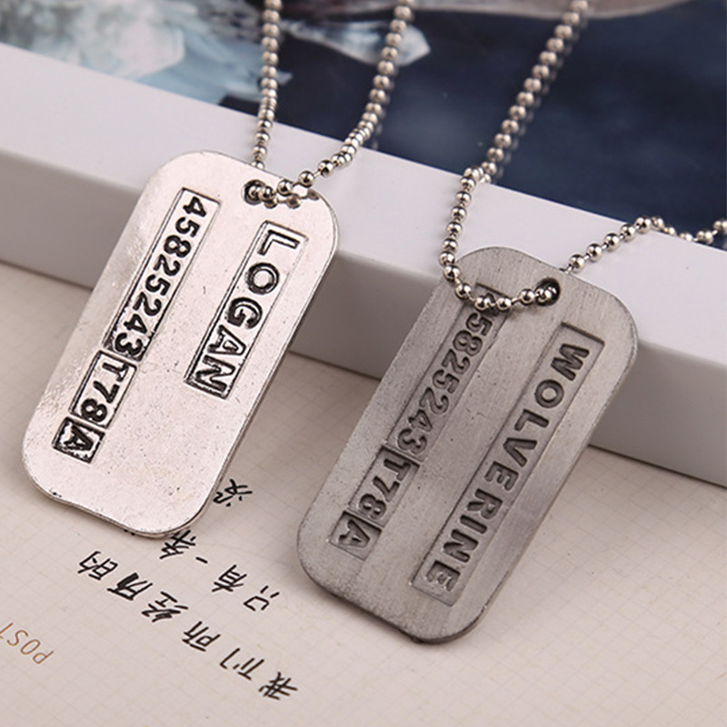 X-Collier en argent pour homme - Mens Dog Tag Necklace avis et prix