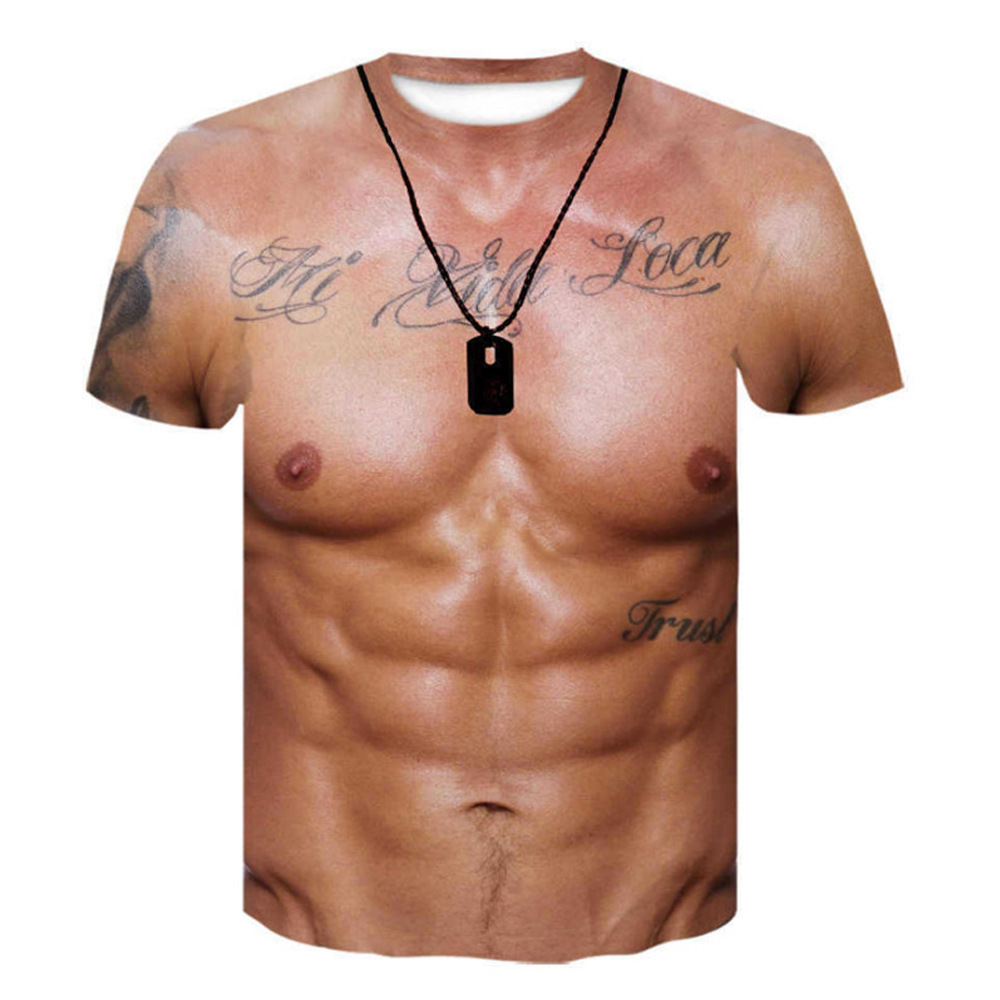 T-shirt Homme Amusant à Effet  - Mens Dog Tag Necklace avis et prix