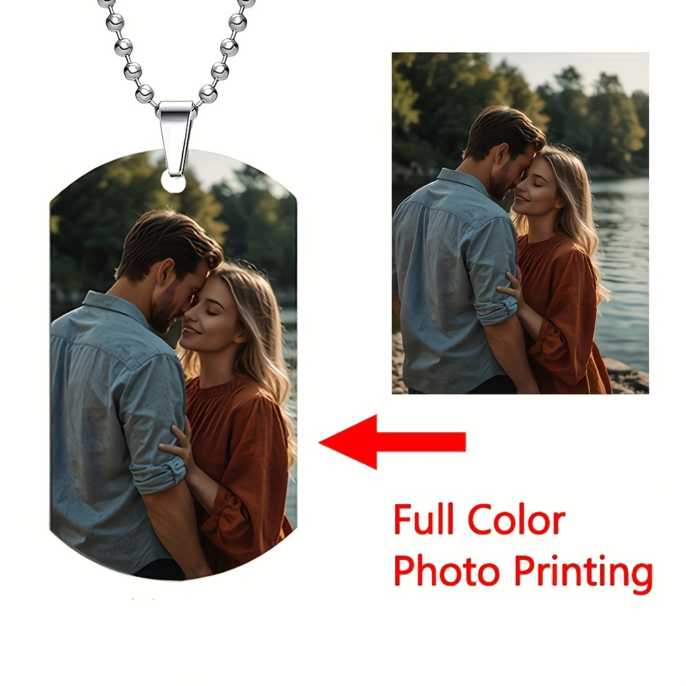 Collier pendentif personnalisé - Mens Dog Tag Necklace avis et prix