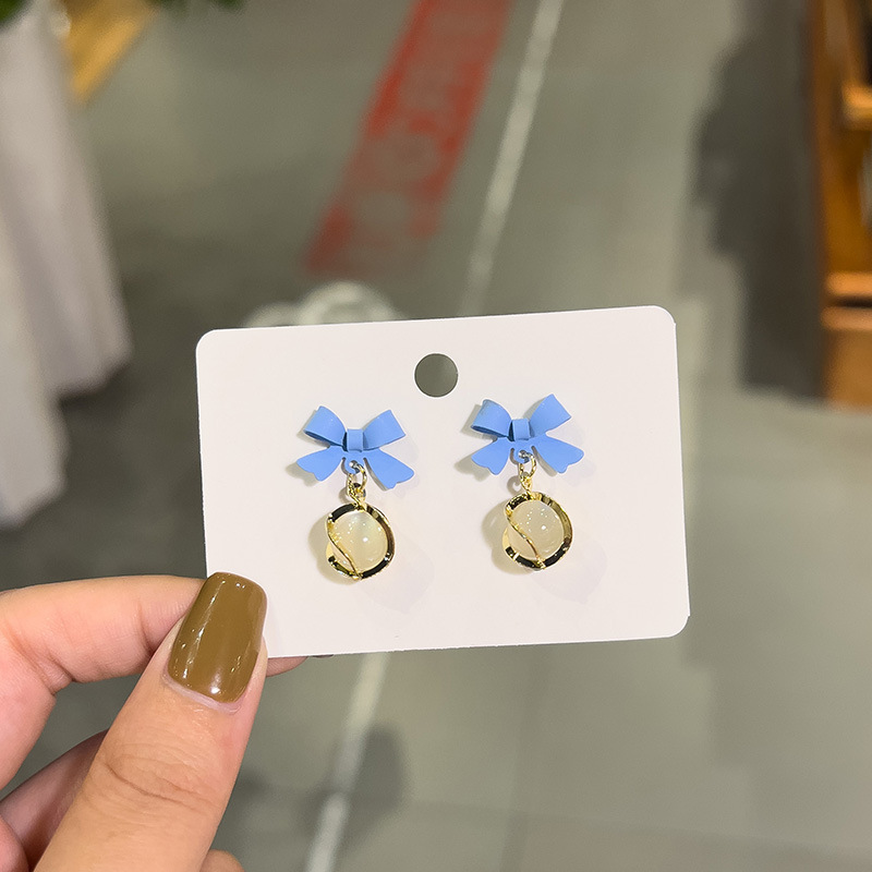 Boucles d'oreilles rondes en o - Opal Earrings Dangle avis et prix